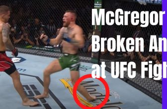 McGregor Broken Ankle UFC Fight