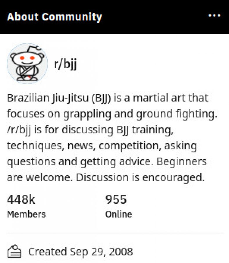 Reddit BJJ: The Jiu Jitsu Community - BJJaccessories