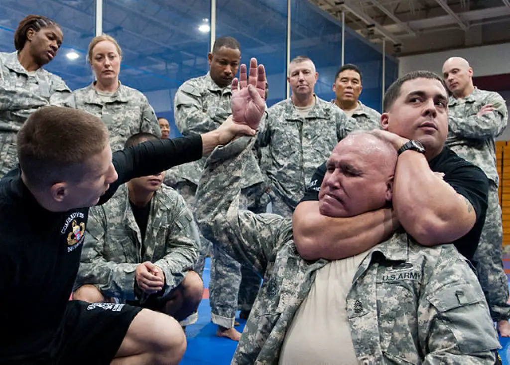 The Rear naked choke aka Choke, stranglehold, shime-waza