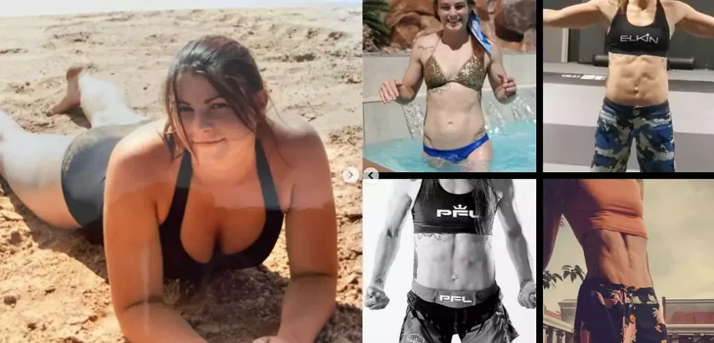 before and after jiu jitsu body transformation female