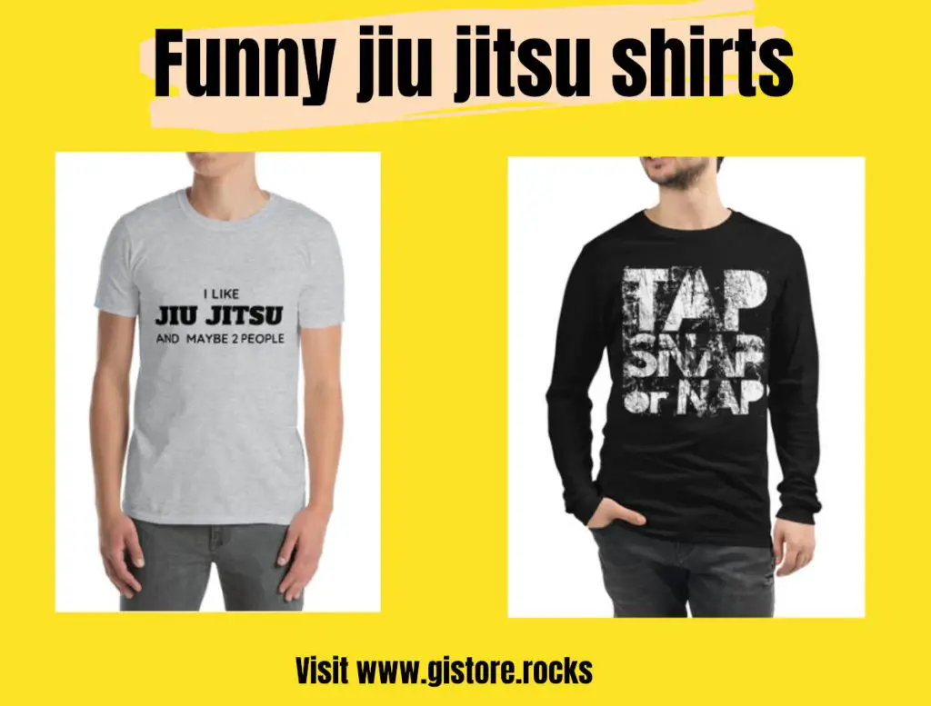 Funny jiu jitsu shirts with BJJ quotes