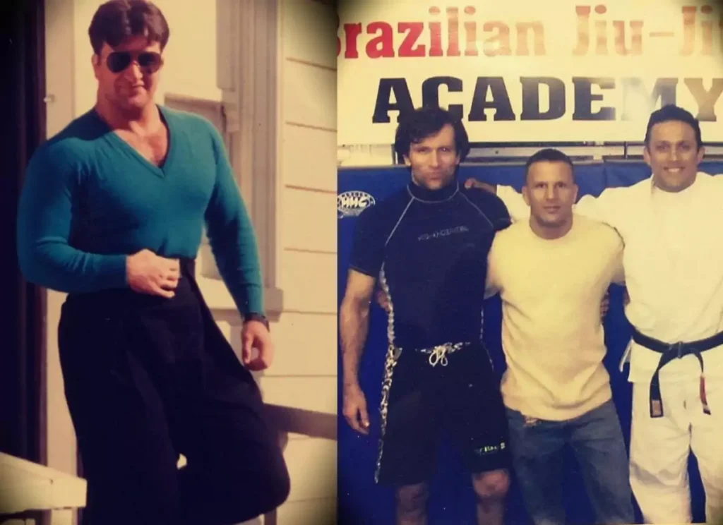 young John Danaher with Renzo Gracie