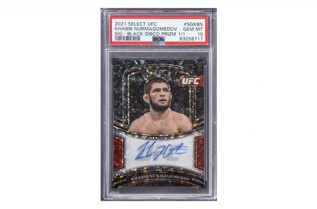 Khabib Nurmagomedov 2021 Panini Prizm UFC card