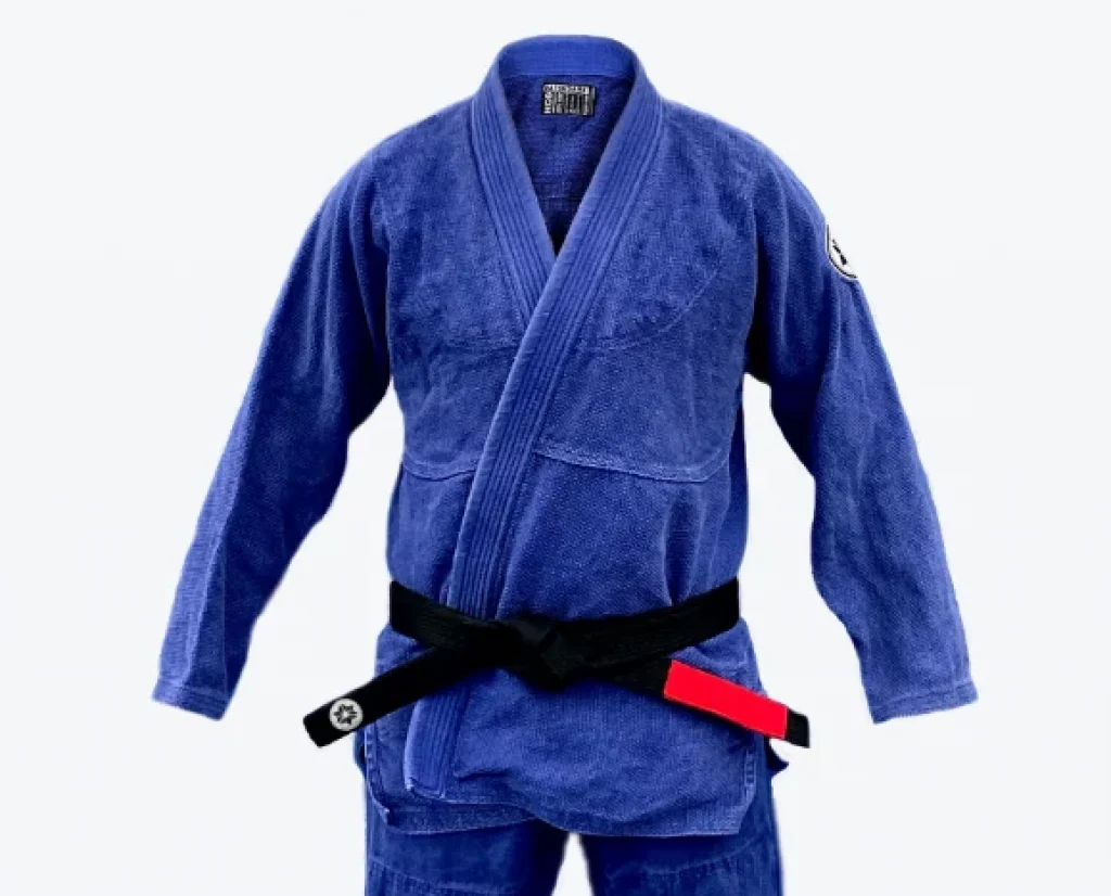 Datsusara Combat BJJ Hemp Gi in blue color