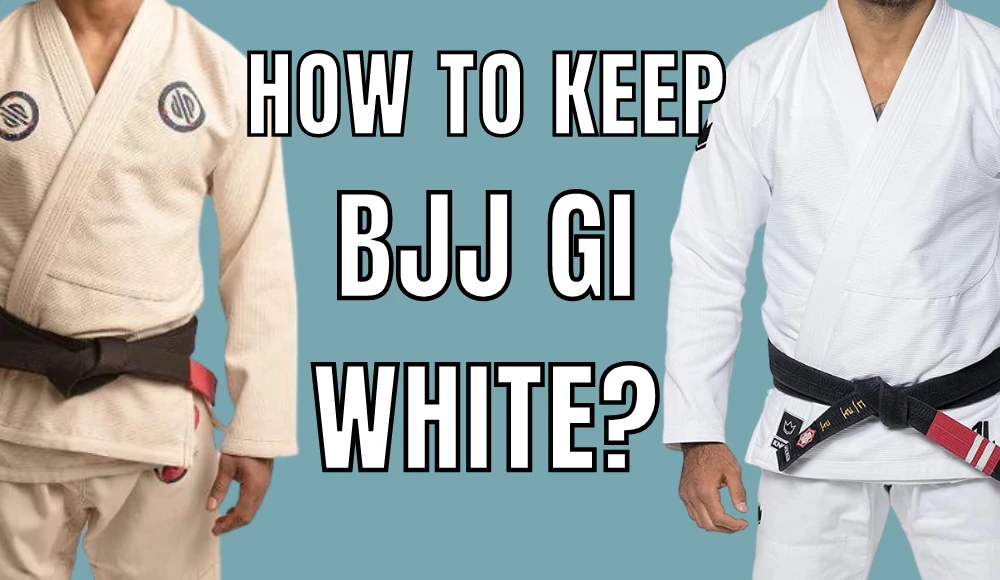 How do I keep my gi white