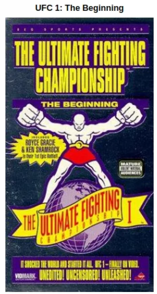 ufc 1 poster