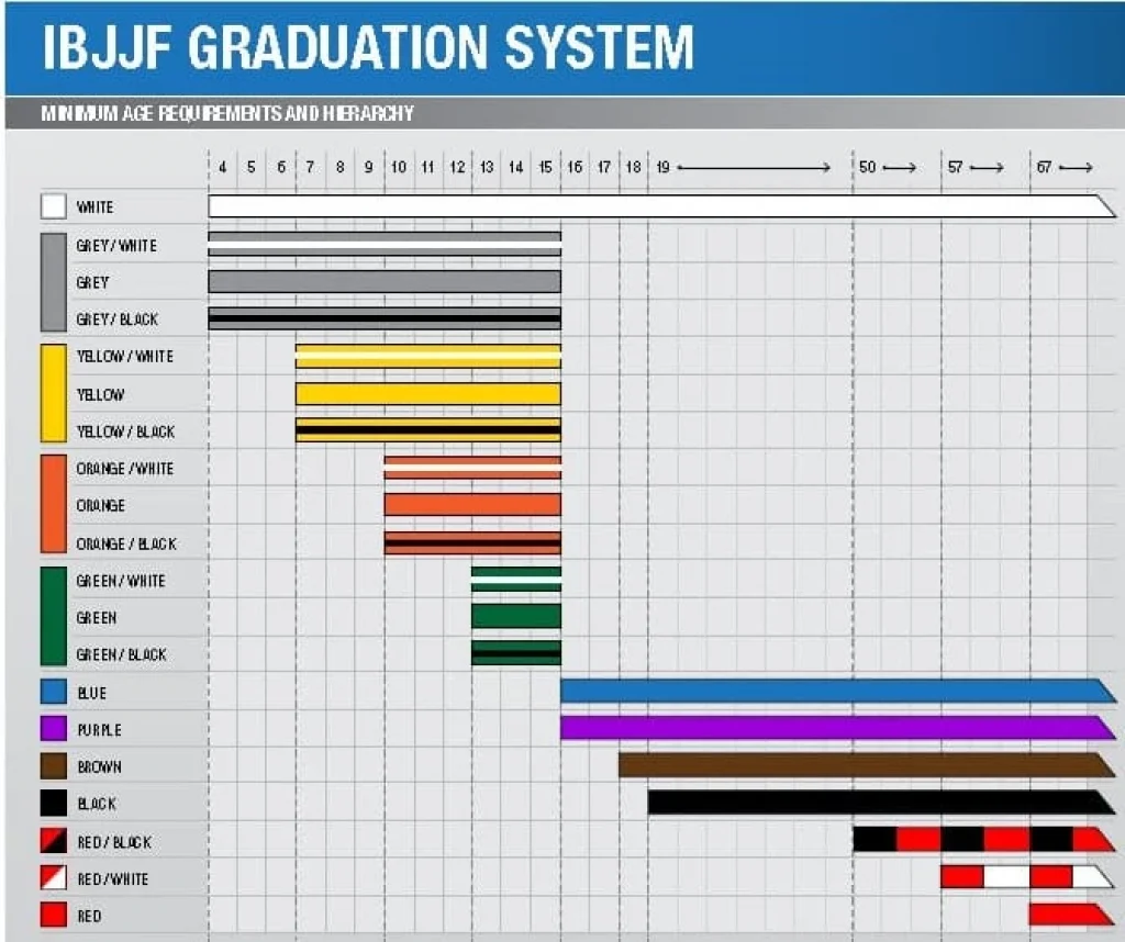 ibjjf belt system