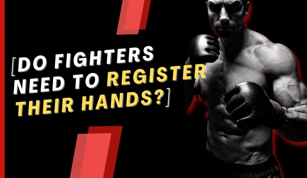 are ufc fighters hands registered weapons