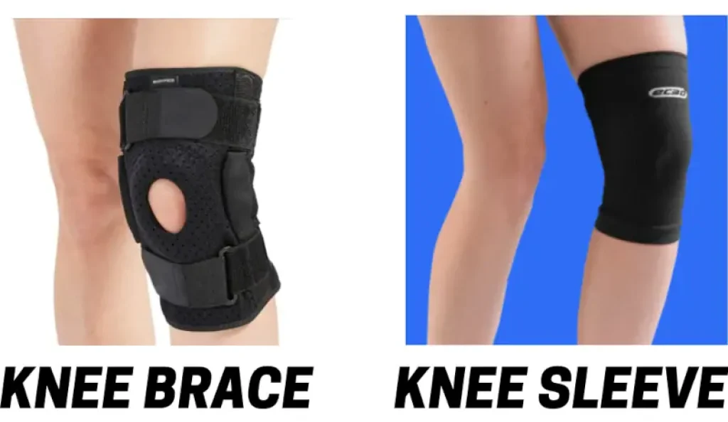 knee brace knee sleeve difference