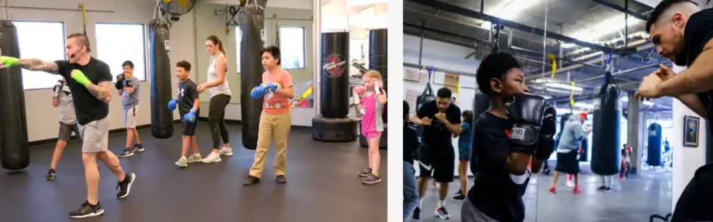 kids boxing training