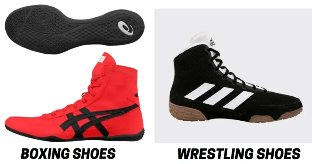 boxing shoes vs wrestling shoes