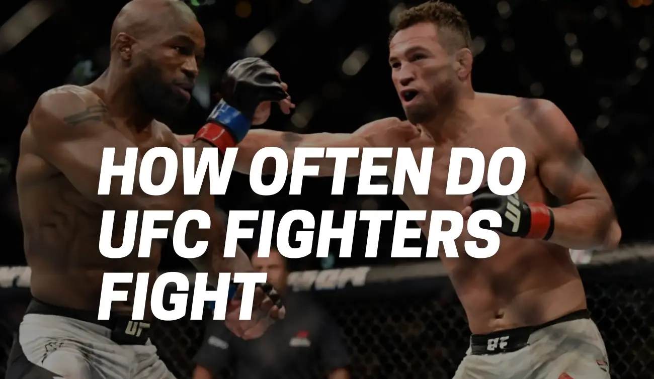 how often do ufc fighters fight