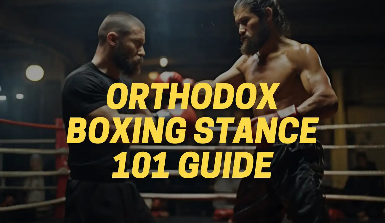 orthodox boxing stance